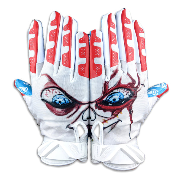 Lil Evil Cloaked Receiver Football Gloves by Battle Sports