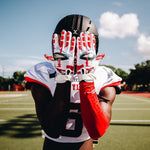 Clown Cloaked Receiver Football Gloves (Adult) by Battle Sports