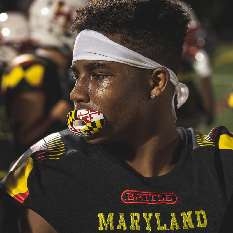 Maryland Flag Oxygen Football Mouthguard by Battle Sports