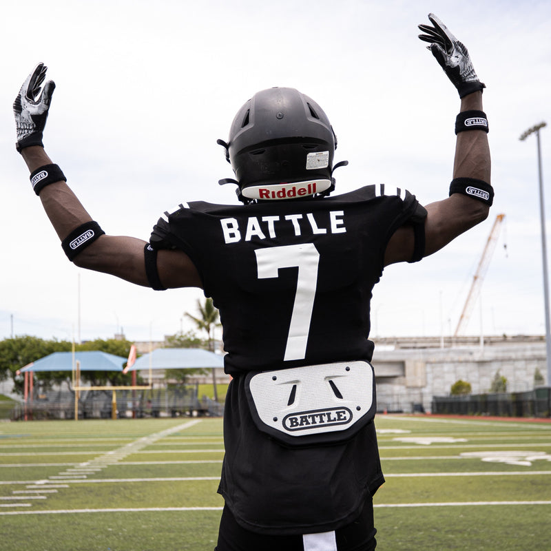 Silver
Black
Gold
Diamond Football Back Plate by Battle Sports