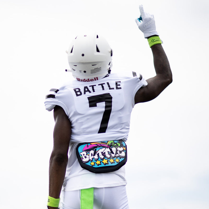 Graffiti23 Football Back Plate by Battle Sports