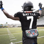 Speed Freak Football Back Plate by Battle Sports