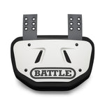 White Football Back Plate by Battle Sports
