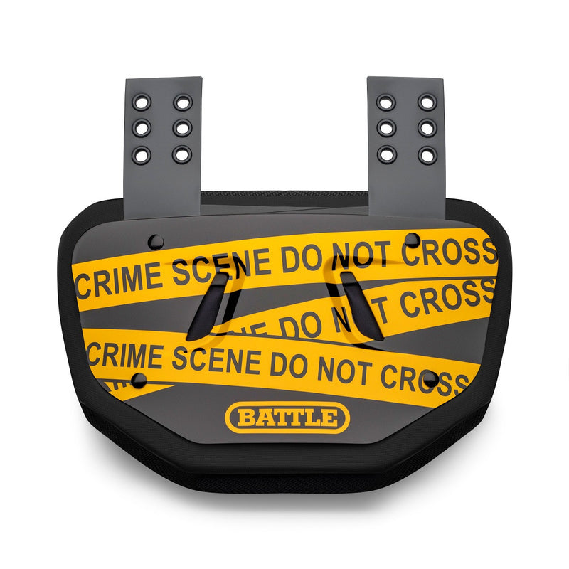 Crime Scene Football Back Plate - Adult by Battle Sports