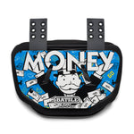 Blue Money Man 3.0 Football Back Plate by Battle Sports