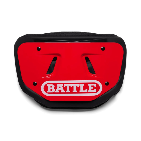 Red Team Color Football Back Plate by Battle Sports
