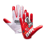 Racing Doom Speed Receiver Football Gloves by Battle Sports