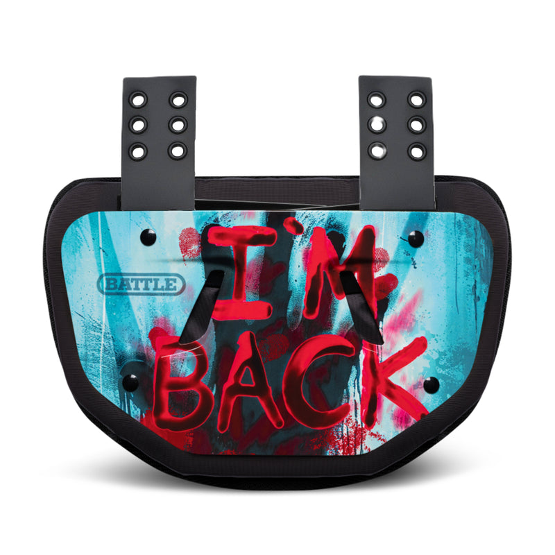I'm Back Football Back Plate by Battle Sports