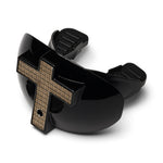"3D Diamond Cross" Chrome Oxygen Football Mouthguard by Battle Sports