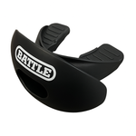 Black: Oxygen Convertible Strap Football Mouthguard by Battle Sports